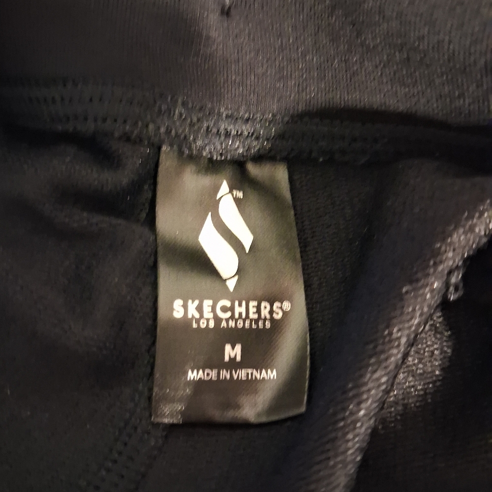 Skechers Women's Wide Leg Black Pants - Picture 6 of 7